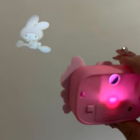 My Melody Mini Light Projection Camera Keychain