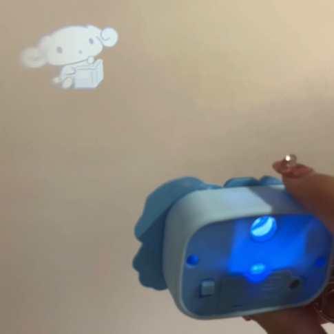 Cinnamoroll Mini Light Projection Camera Keychain