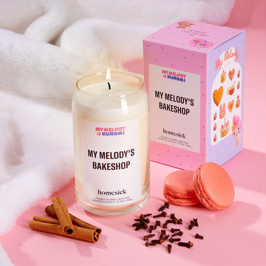 My Melody & Kuromi x Homesick Candle (My Melody's Bakeshop)