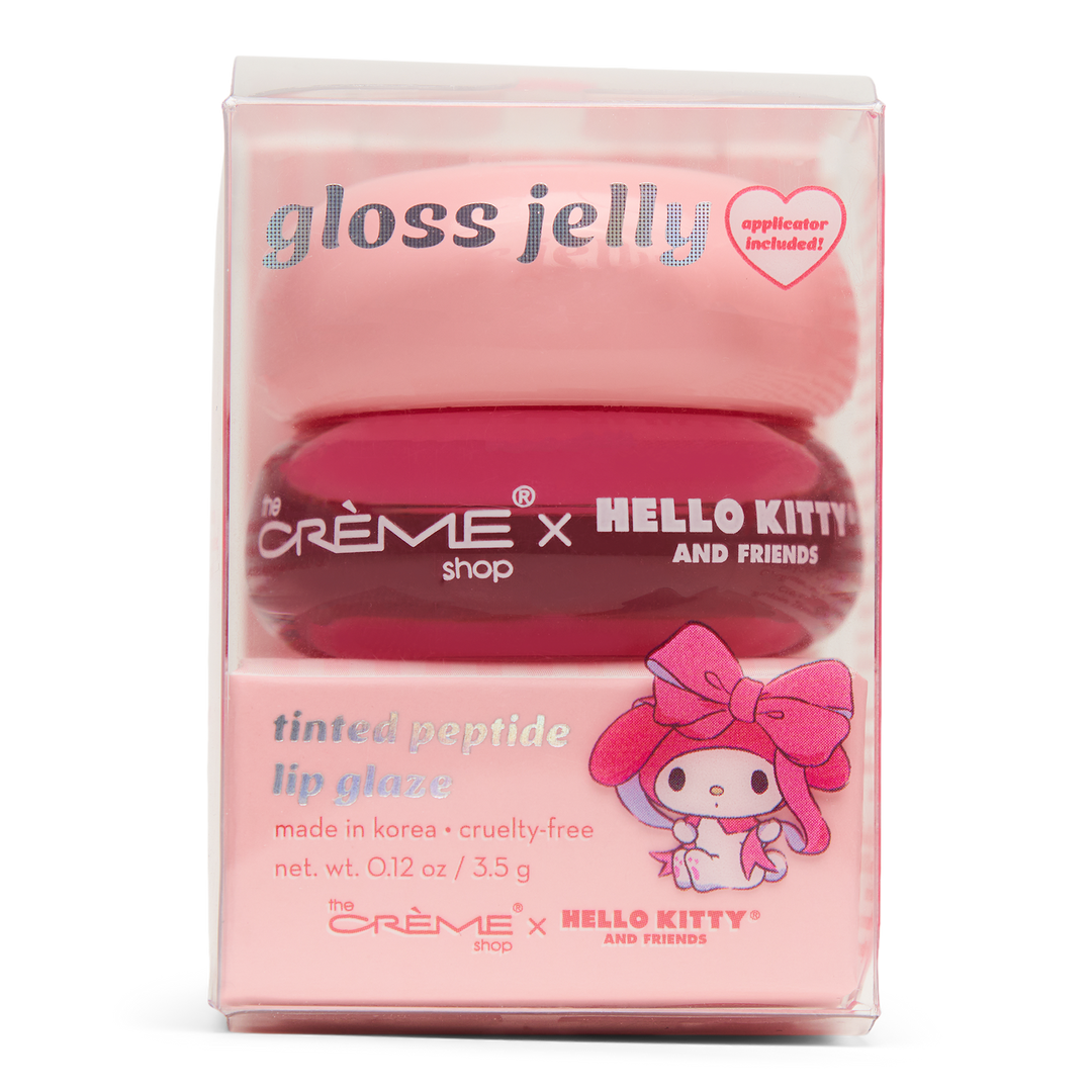 My Melody x The Crème Shop Gloss Jelly Tinted Peptide Lip Glaze (Bubblegum)