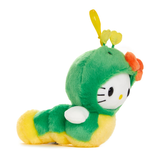 Hello Kitty Caterpillar Plush Mascot Clip (Love Bug Series)