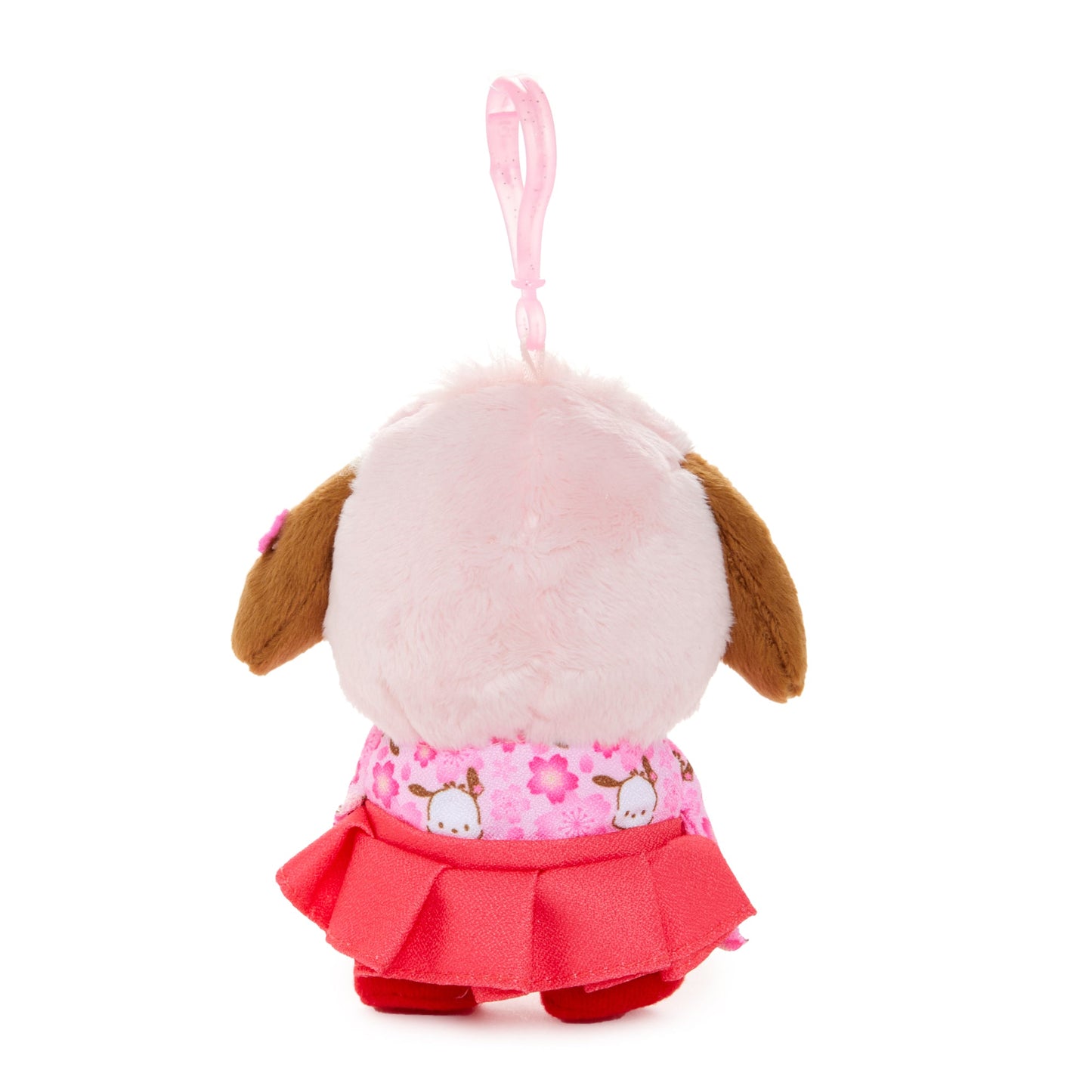 Pochacco Plush Mascot Clip (Spring Kimono Series)