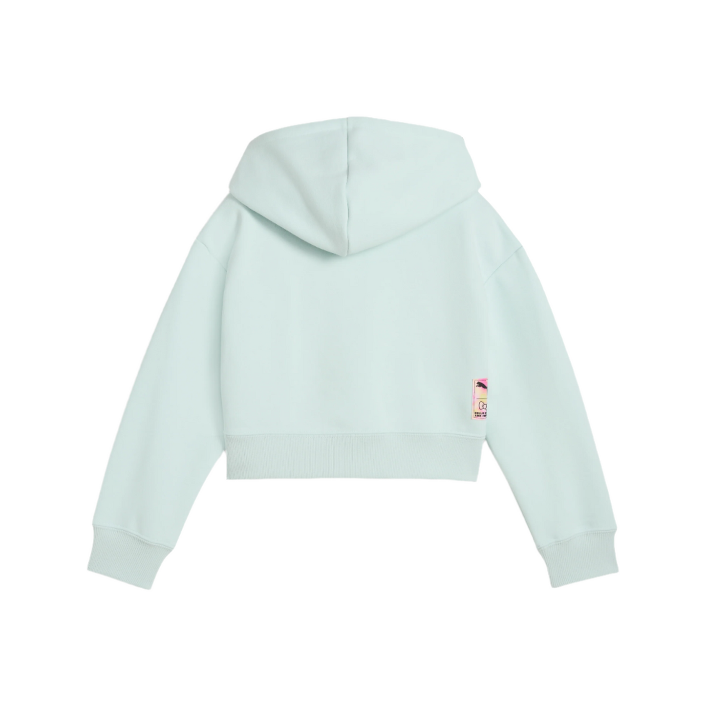 Hello Kitty and Friends x PUMA Kids Relaxed Cropped Graphic Hoodie (Peaceful Blue)