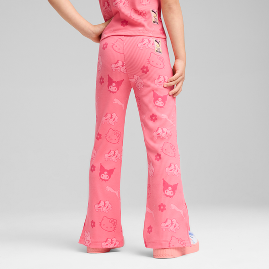 Hello Kitty and Friends x PUMA Kids Ribbed Flared Leggings (Magic Rose)