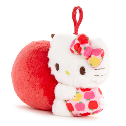 Hello Kitty Plush Mascot Clip Duo (5 Apples Tall Series)