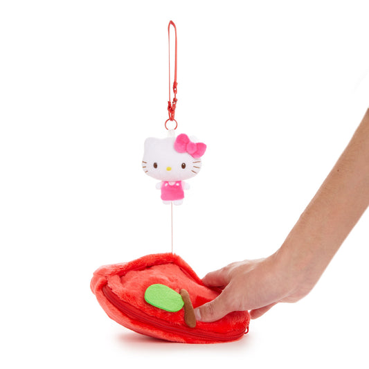 Hello Kitty Mini Pouch with Reel (5 Apples Tall Series)