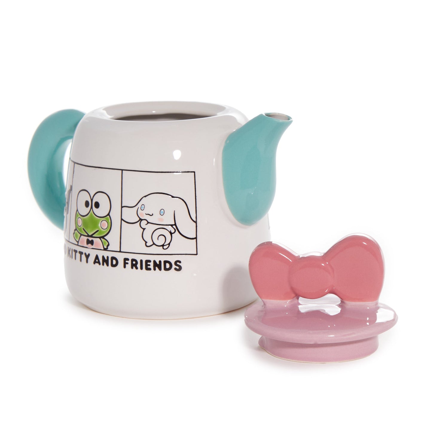 Hello Kitty and Friends Ceramic Grid Teapot