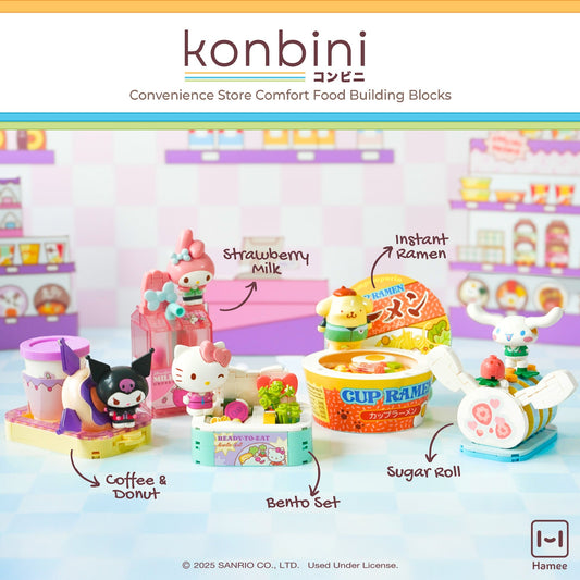 My Melody Konbini Building Blocks Set (Strawberry Milk)