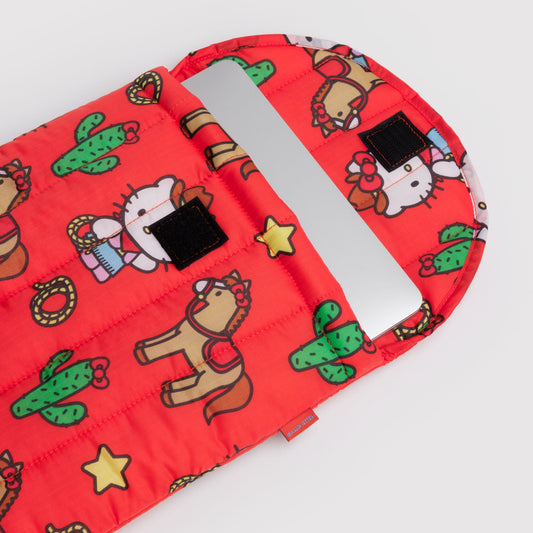 Hello Kitty x Baggu 16" Puffy Laptop Sleeve (Western)