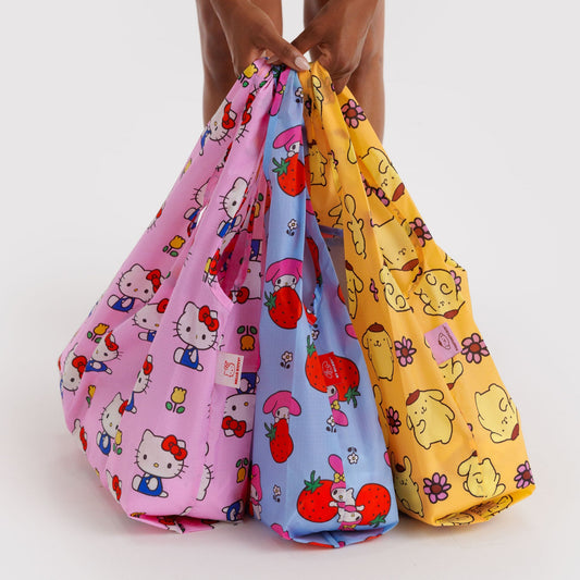 Hello Kitty and Friends x Baggu Standard Bags 3-pc Set (Fruits + Florals)