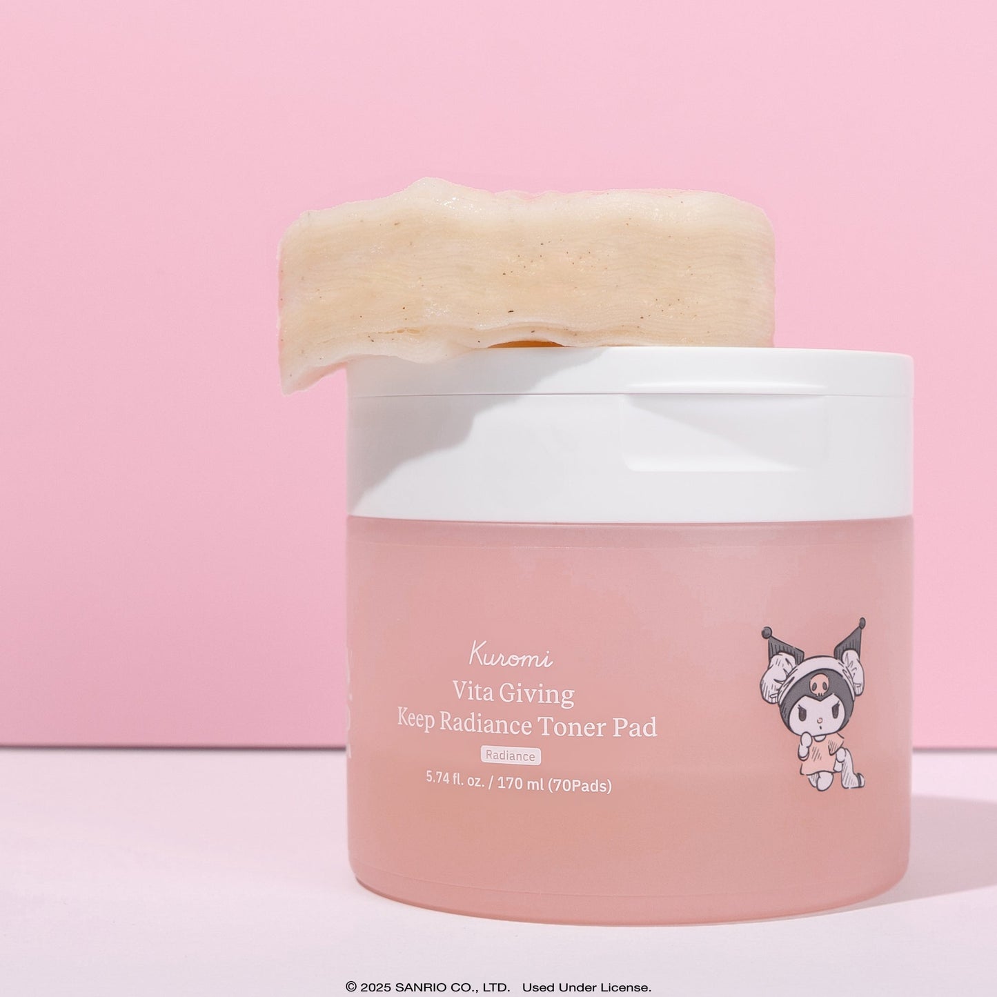 Kuromi x ByUR Vita Giving Keep Radiance Toner Pad (Sanrio K-Spa Edition)