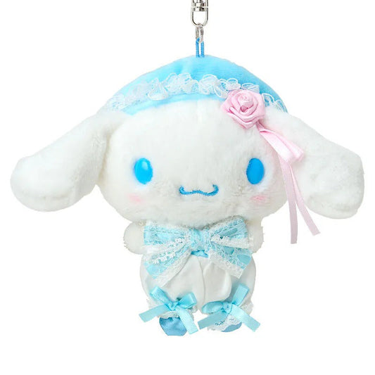 Cinnamoroll Plush Mascot Keychain (Lace and Frills Series)