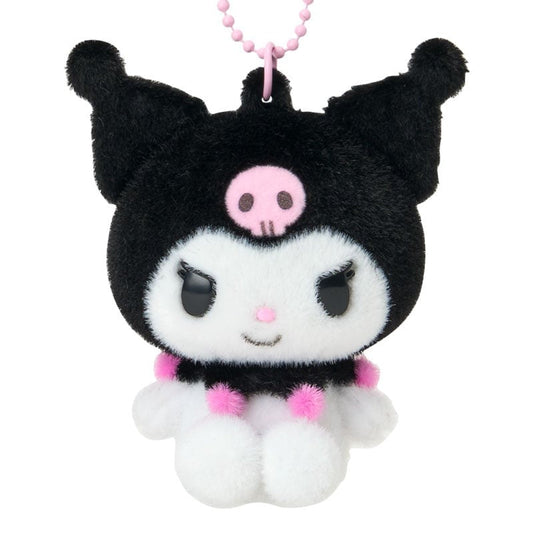 Kuromi Classic Flocked Keychain Mascot