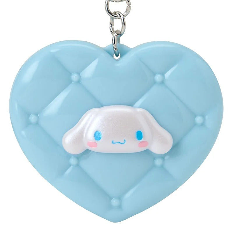 Cinnamoroll Quilted Mini Mirror Keychain