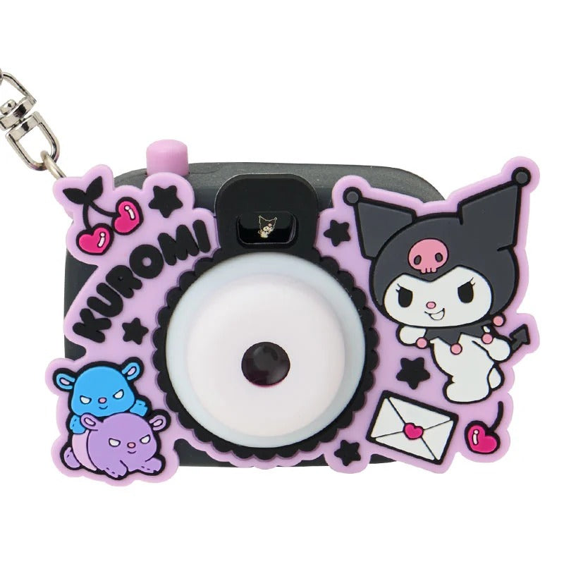 Kuromi Mini Light Projection Camera Keychain