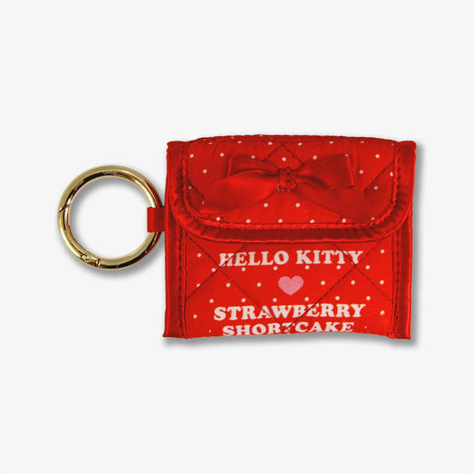 Hello Kitty and Friends x Sonix Strawberry Shortcake Ear Bud Pouch