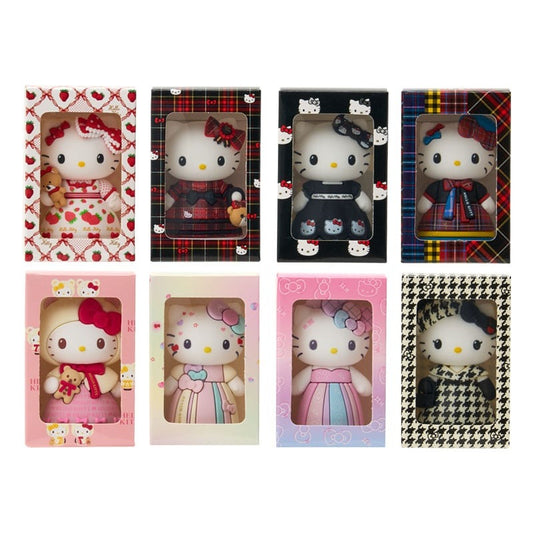 Hello Kitty Mini Figurine Blind Box (Monochrome Birthday Twins Series)