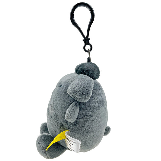 Pompompurin Plush Mascot Clip (Ash Monochrome Series)