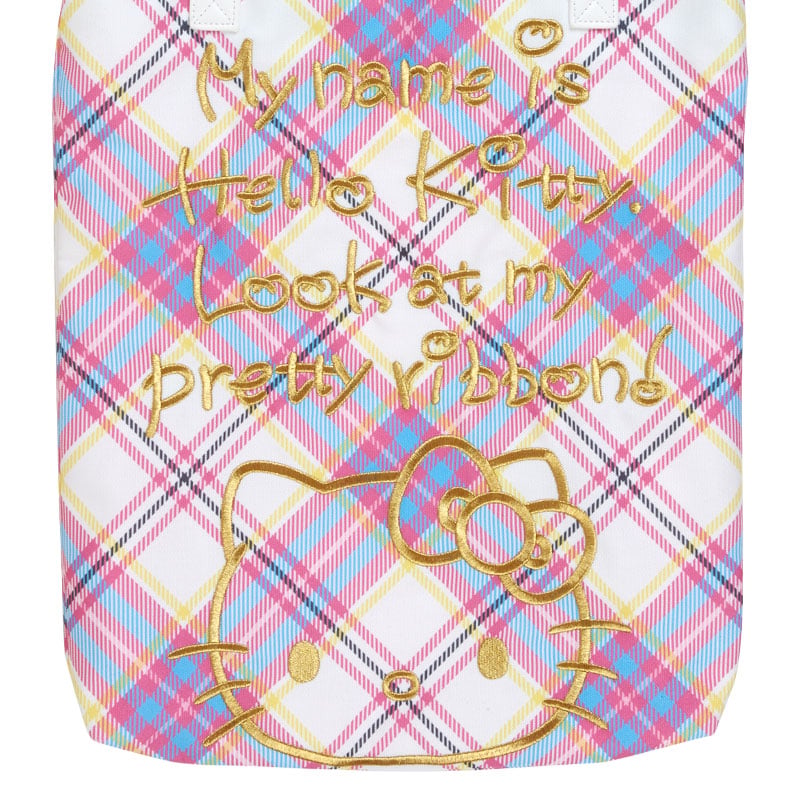 Hello Kitty Tote Bag (Hello Kitty Dress Tartan Series)