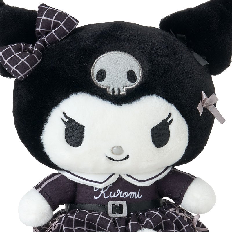 Kuromi 8" Plush (Silver Houndstooth Series)