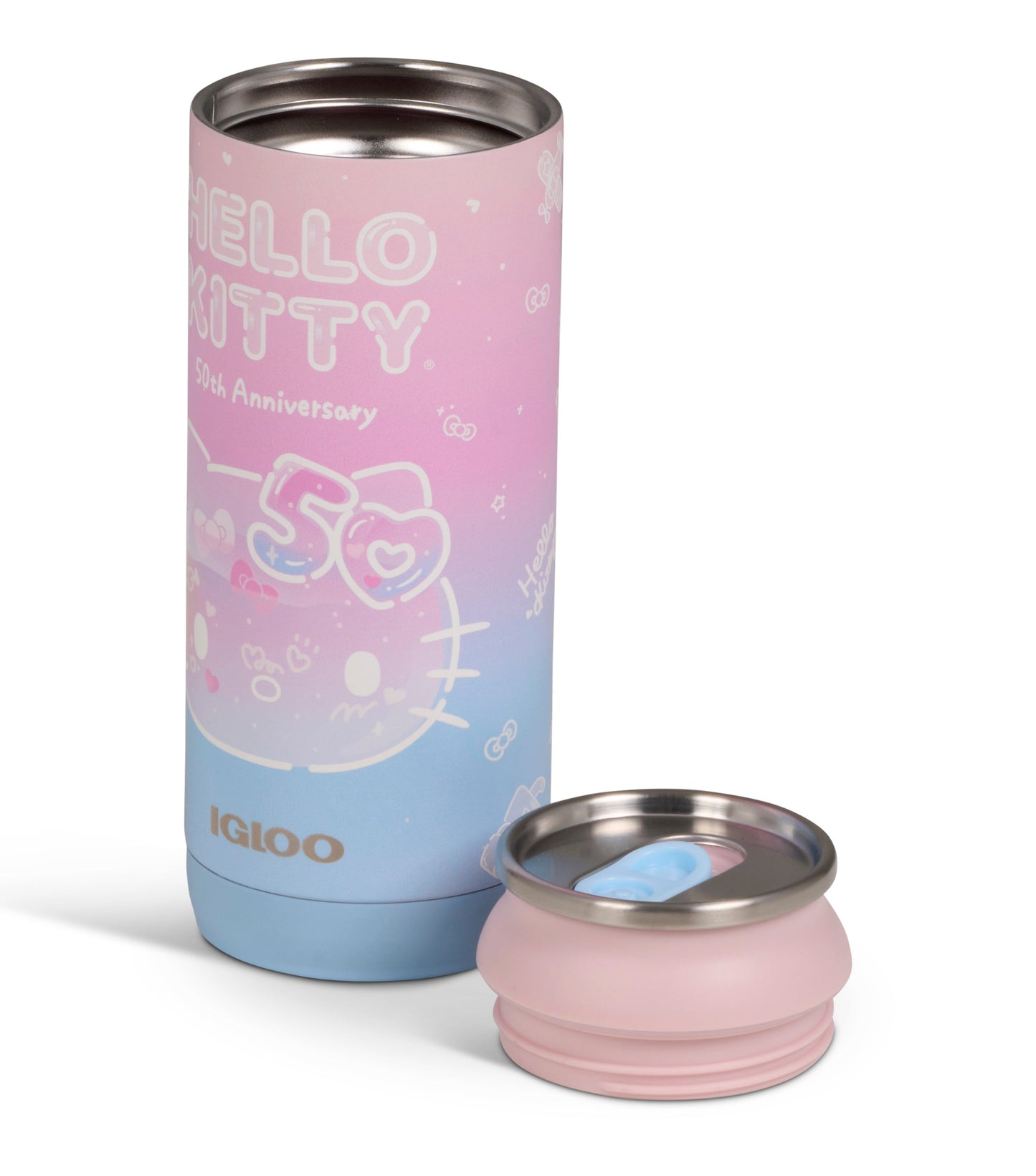 Hello Kitty x Igloo 50th Anniversary 16oz Stainless Steel Can