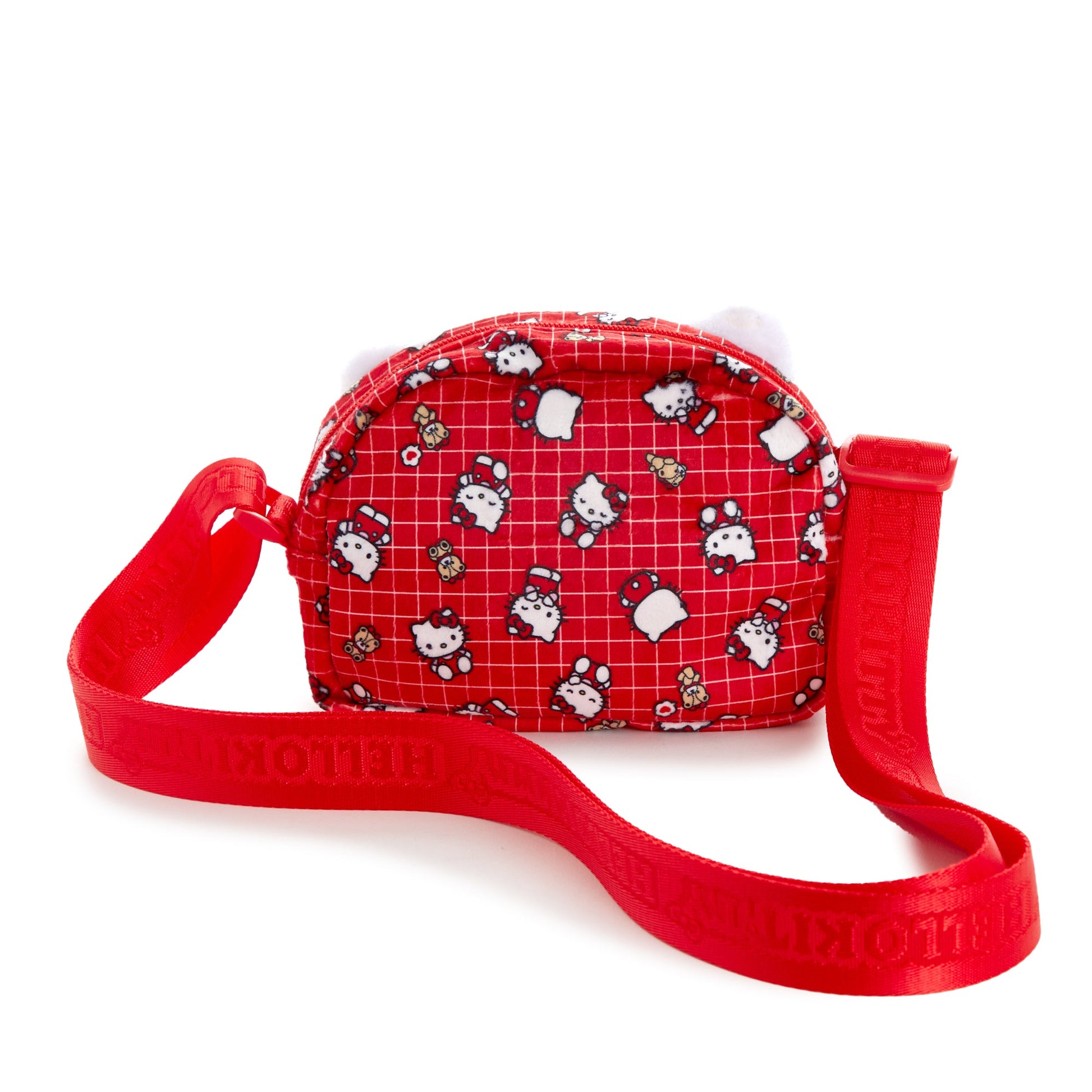 Hello Kitty Plush Crossbody Bag (Ruby Red Series)