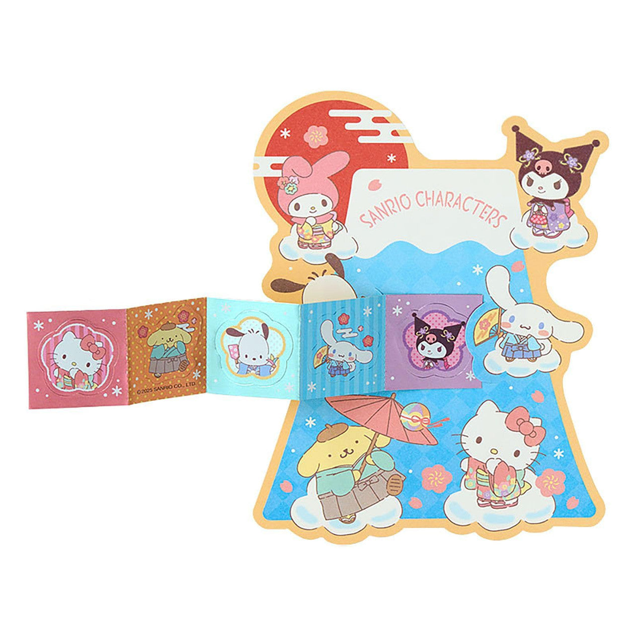 Sanrio Characters Enclosure Envelope 6-pc Set (Fuji Rock)