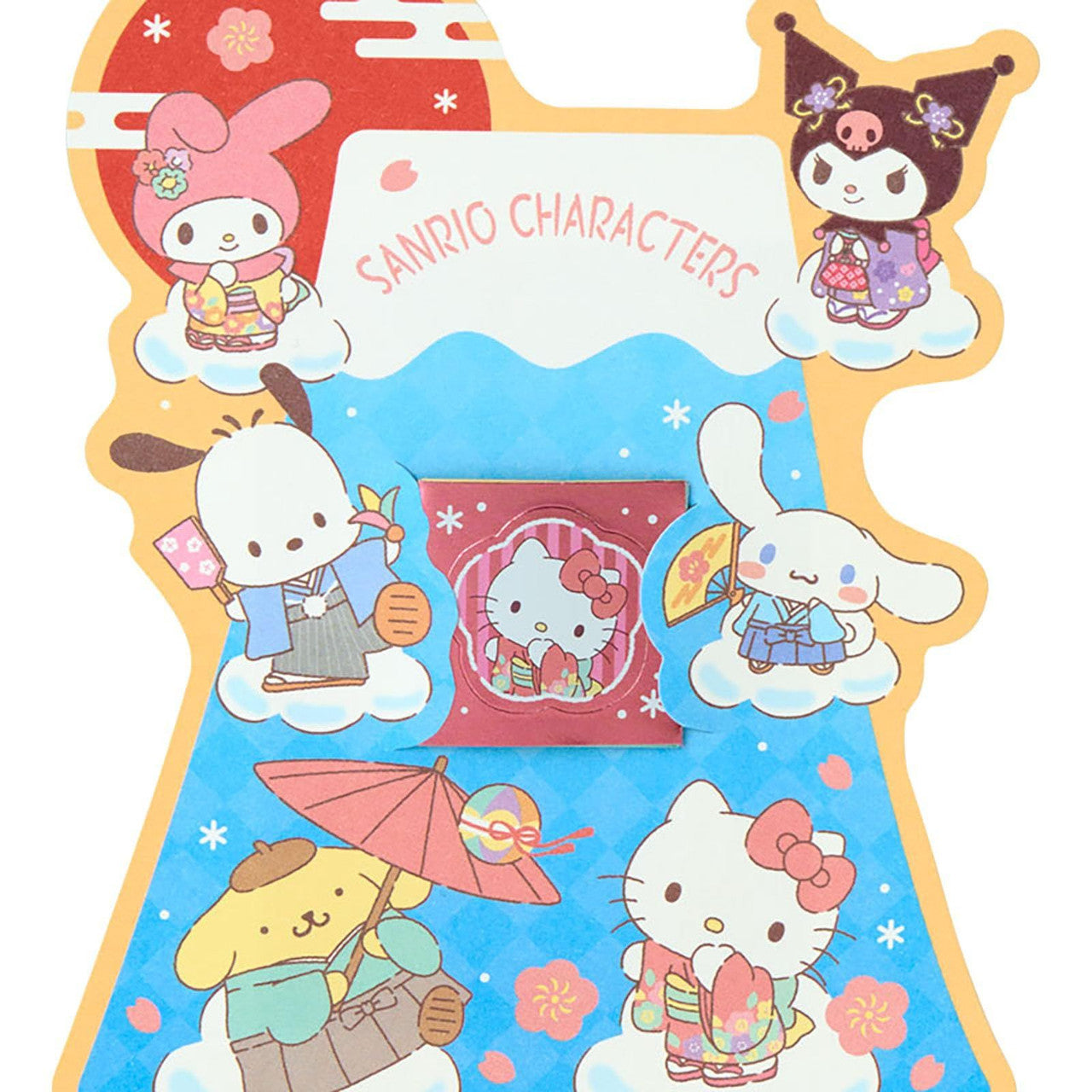 Sanrio Characters Enclosure Envelope 6-pc Set (Fuji Rock)