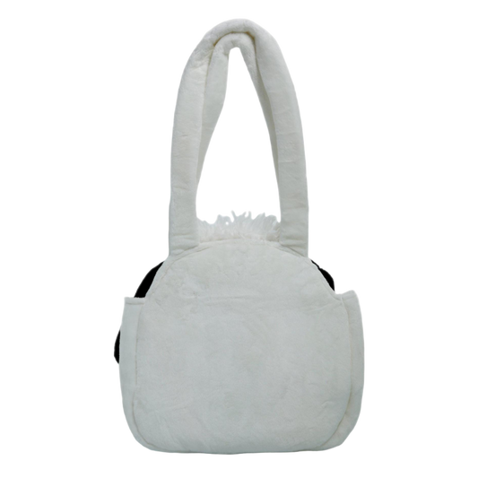 Pochacco Face Plush Tote Bag