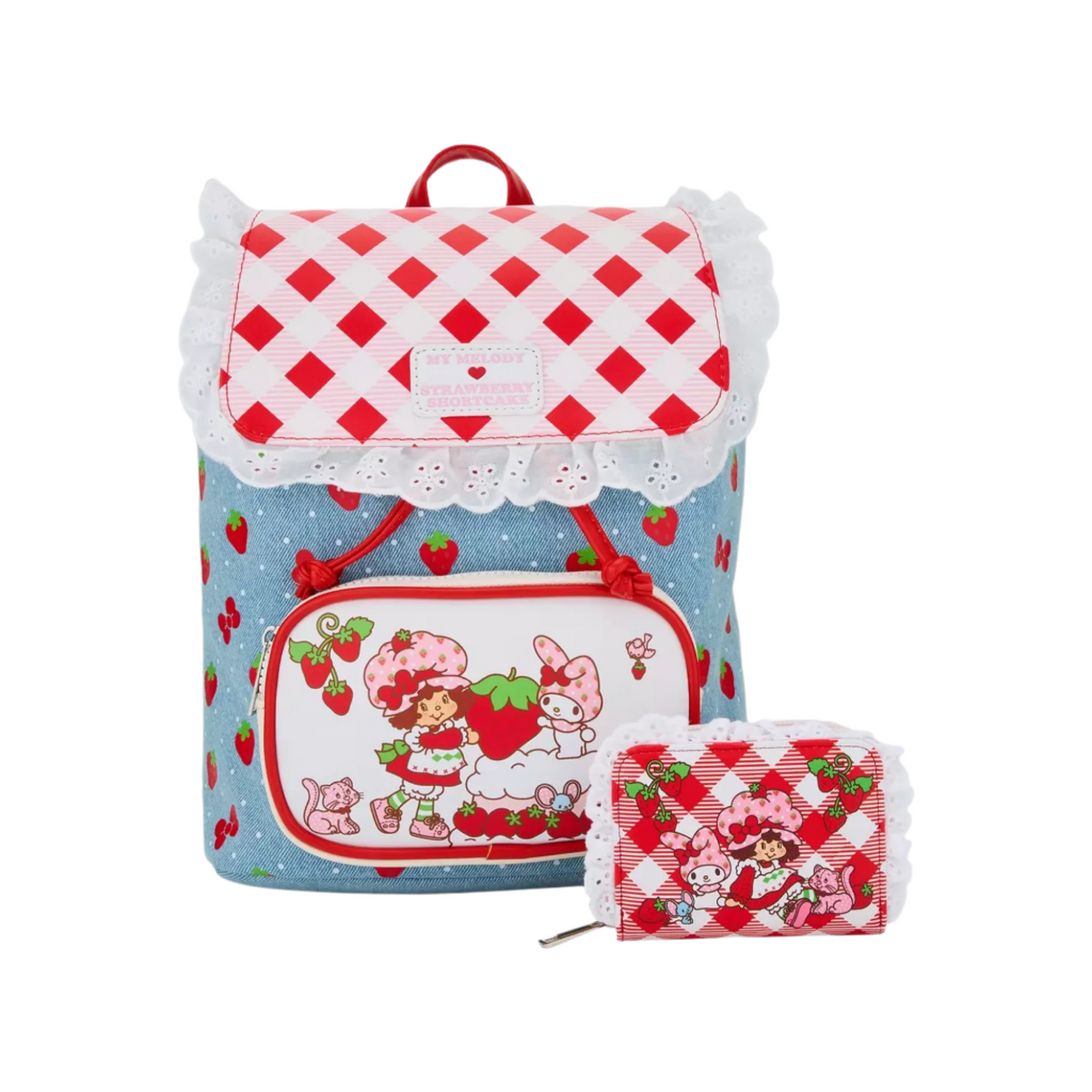 My Melody x Strawberry Shortcake Mini Backpack