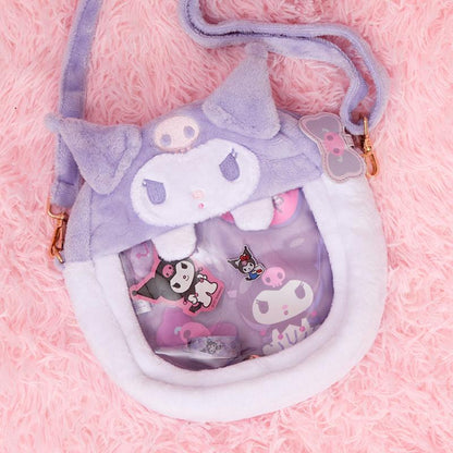 Kuromi Plush Crossbody Ita-Bag