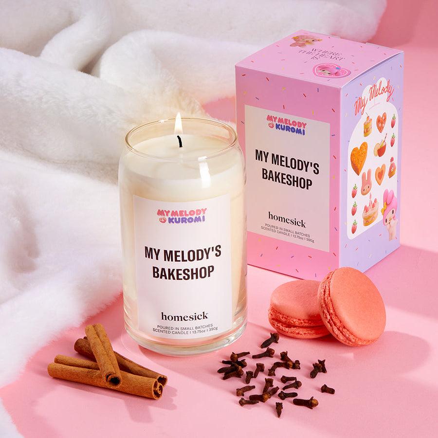 My Melody & Kuromi x Homesick Candle (My Melody's Bakeshop)