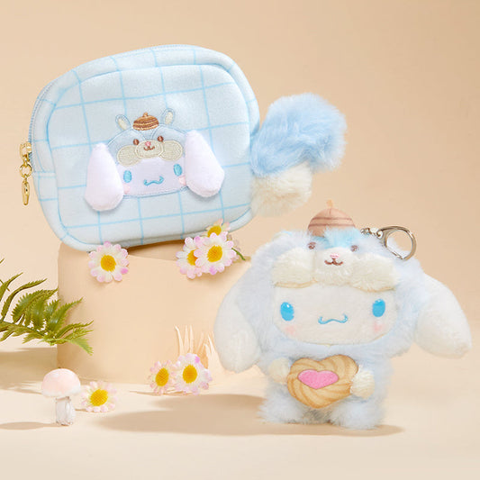 Cinnamoroll Plush Mascot Keychain (Fluffy Squirrel Series)