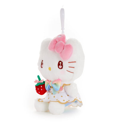 Hello Kitty Plush Mascot Clip (Strawberry Rainbow Series)