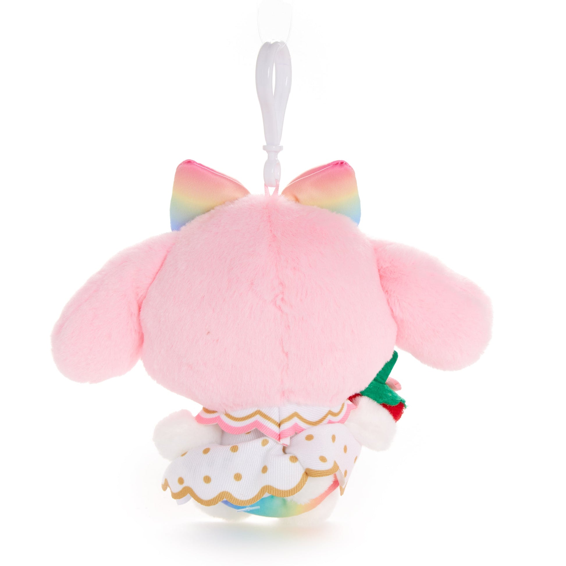 My Melody Plush Mascot Clip (Strawberry Rainbow Series)