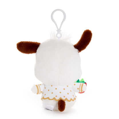 Pochacco Plush Mascot Clip (Strawberry Rainbow Series)