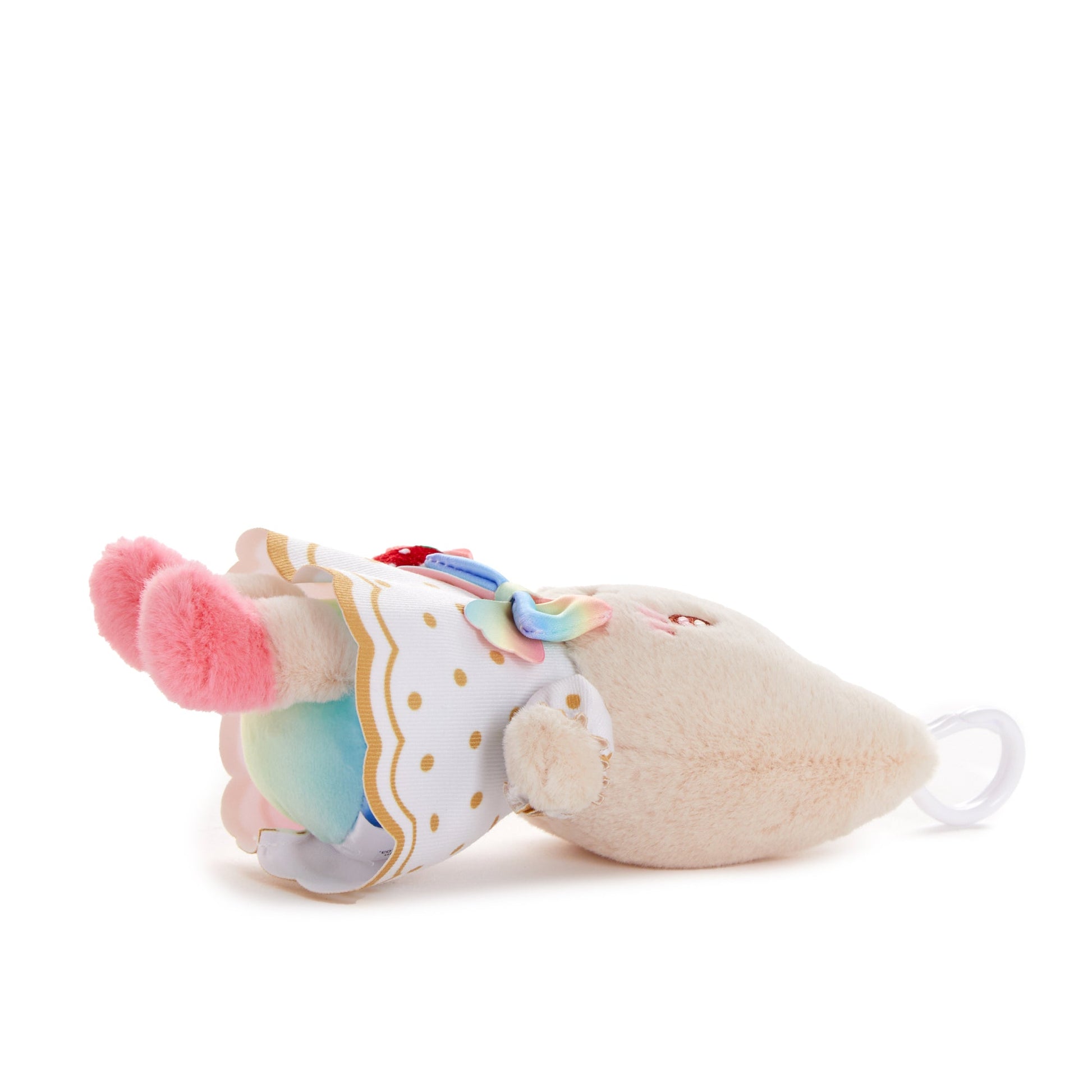 Marron Cream Plush Mascot Clip (Strawberry Rainbow Series)