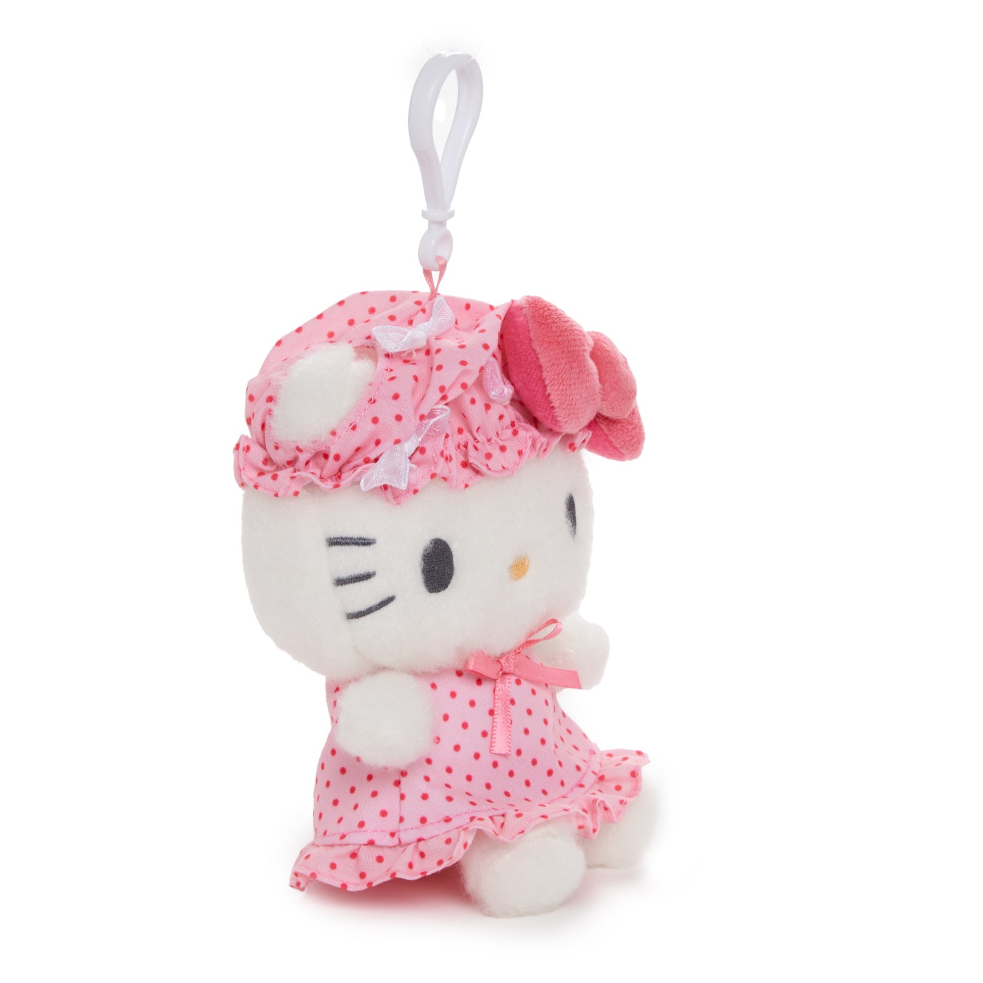Hello Kitty Plush Mascot Clip (Nightcap Series)