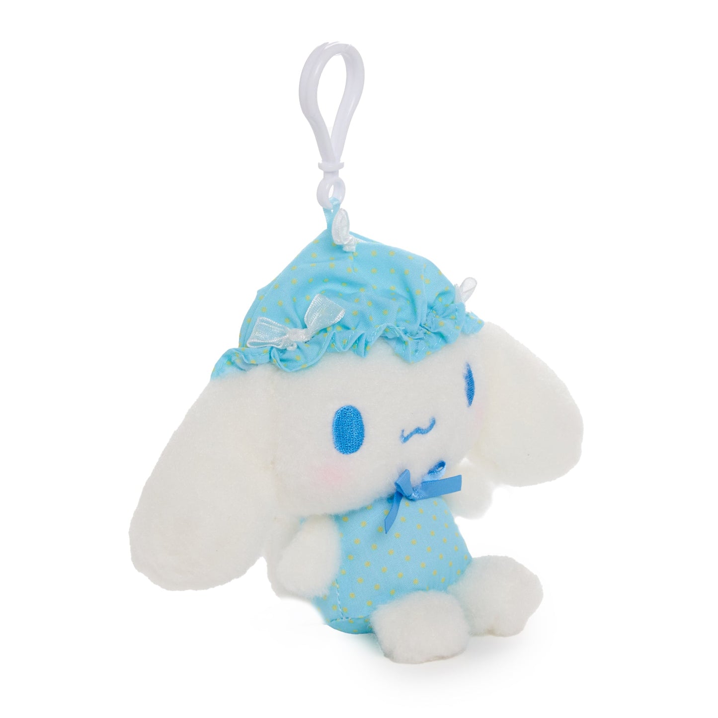 Cinnamoroll Plush Mascot Clip (Nightcap Series)