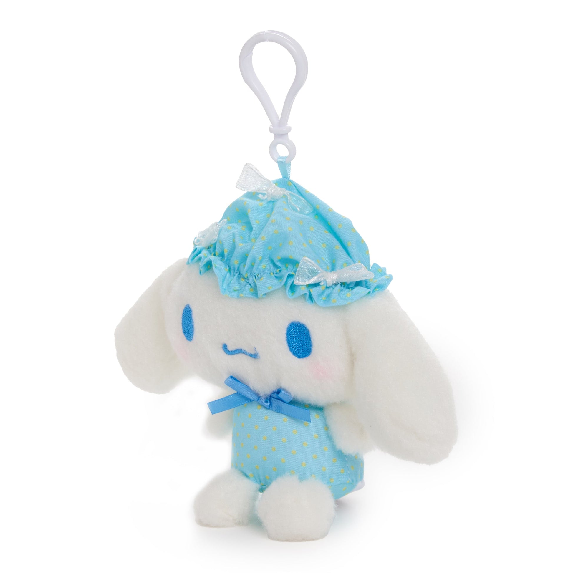 Cinnamoroll Plush Mascot Clip (Nightcap Series)