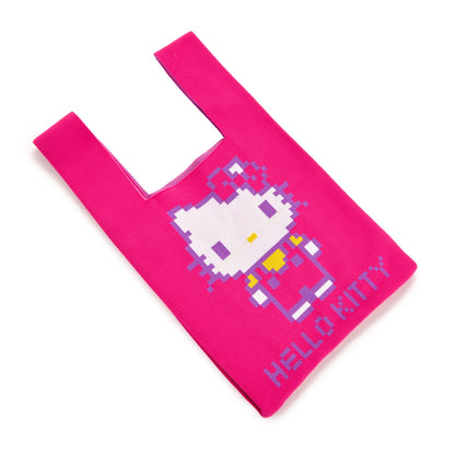 Hello Kitty Pink Knit Shopper Bag (Retro Pixel Series)