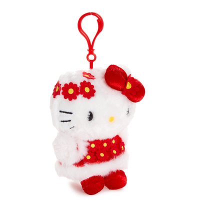 Hello Kitty Plush Mascot Clip (Floral LNY Series)