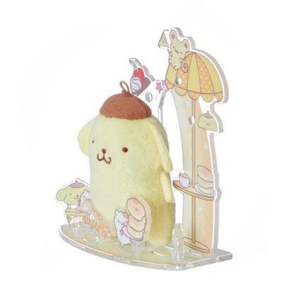 Pompompurin Mini Plush & Acrylic Stand Set (Nuikatsu Plushie Life Series)
