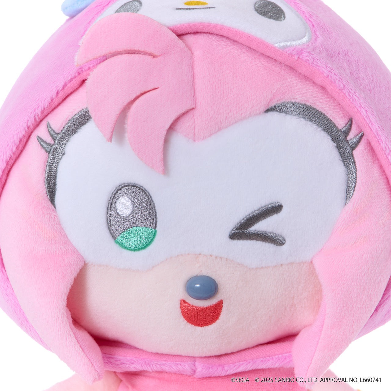 SONIC & FRIENDS x Hello Kitty and Friends 8" Plush (Amy x My Melody)