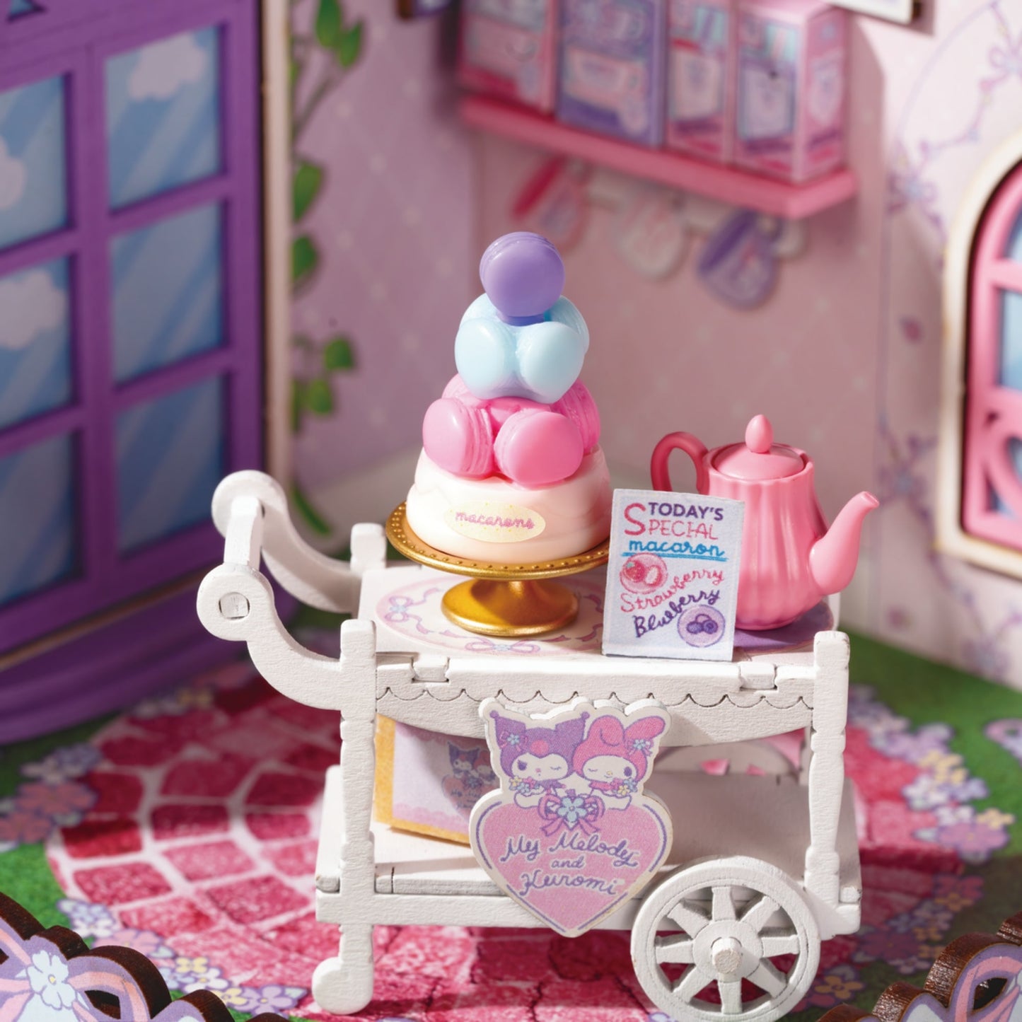 My Melody & Kuromi Tea Party DIY Miniature House Kit