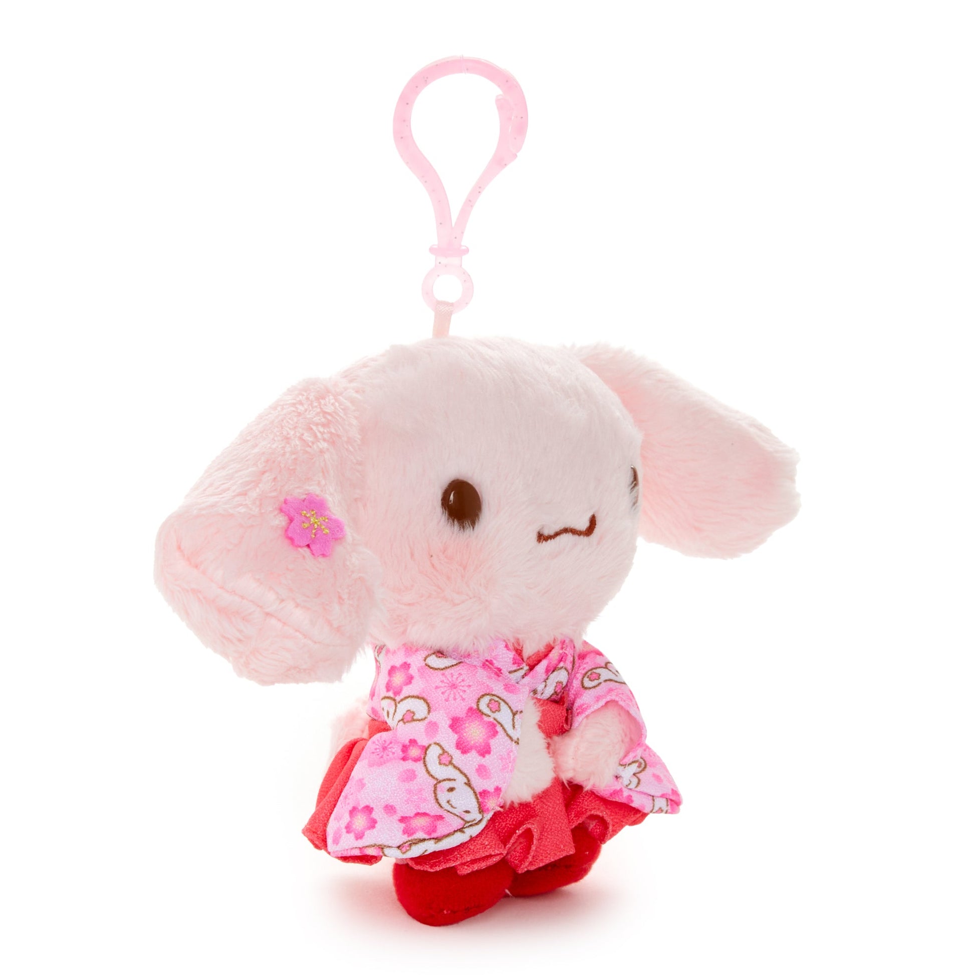 Cinnamoroll Plush Mascot Clip (Spring Kimono Series)