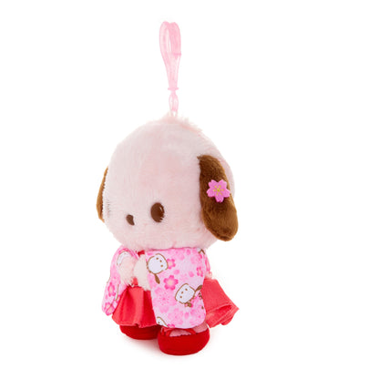 Pochacco Plush Mascot Clip (Spring Kimono Series)