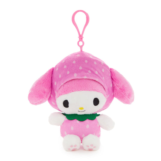 My Melody Strawberry Plush Mascot Clip (Fruit & Veggie Series)