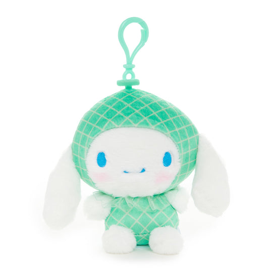 Cinnamoroll Melon Plush Mascot Clip (Fruit & Veggie Series)