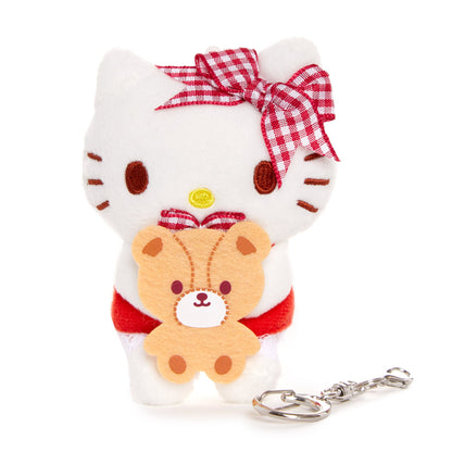 Hello Kitty Plush Mascot Keychain (Red Gingham)
